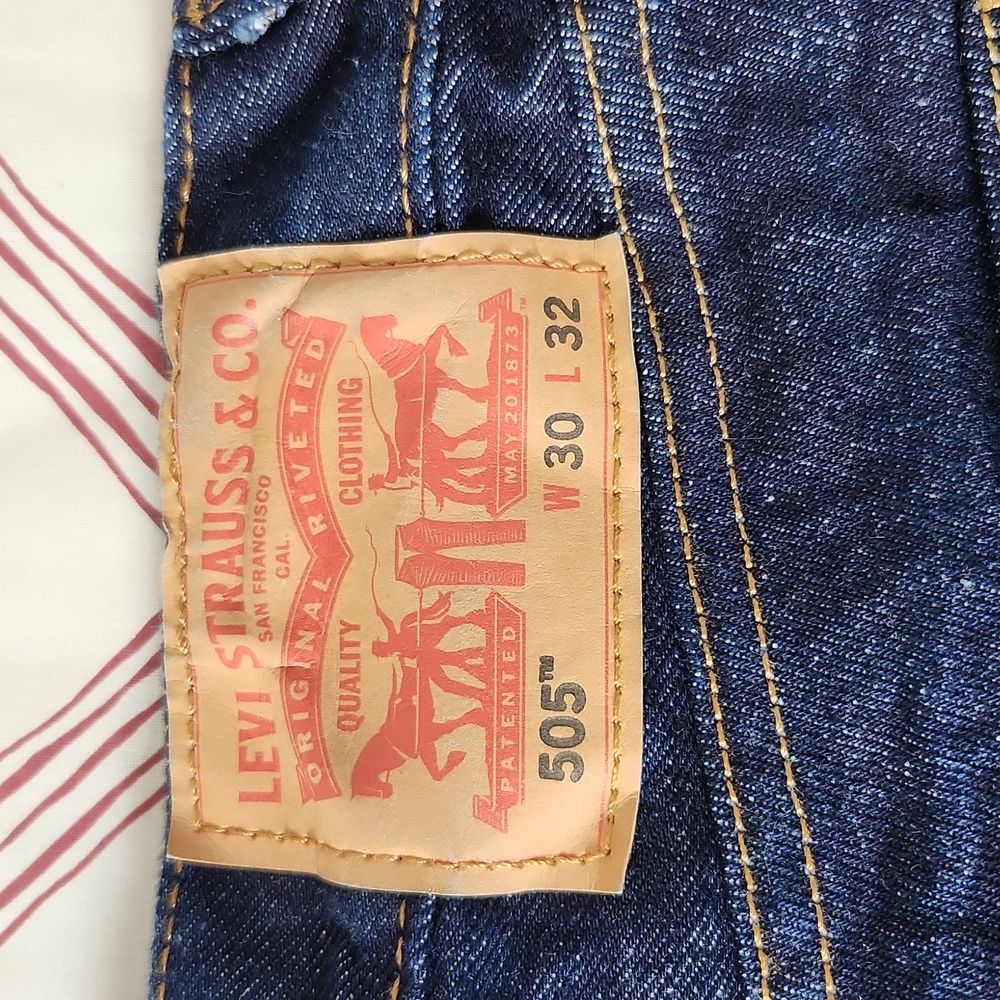 Levi's 505 jeans dark denim unworn 30 x 32
